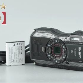 【中古】RICOH リコー PENTAX ペンタックス WG-3 ブラック 防水アクションカメラ