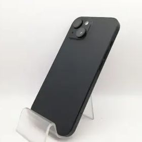 【中古】Apple au 【SIMフリー】 iPhone 15 128GB ブラック MTMH3J/A【新宿】保証期間１ヶ月【ランクA】