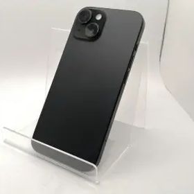 【中古】Apple 楽天モバイル 【SIMフリー】 iPhone 15 128GB ブラック MTMH3J/A【川崎駅前】保証期間１ヶ月【ランクB】