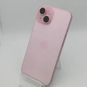 【中古】Apple docomo 【SIMフリー】 iPhone 15 128GB ピンク MTMJ3J/A【新橋烏森通り】保証期間１ヶ月【ランクA】