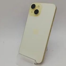 【中古】Apple 国内版 【SIMフリー】 iPhone 15 128GB イエロー MTMK3J/A【府中ル・シーニュ】保証期間１ヶ月【ランクB】