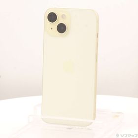 (中古)Apple iPhone15 128GB イエロー MTMK3J/A SIMフリー(349-ud)