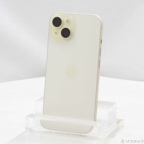 (中古)Apple iPhone15 128GB イエロー MTMK3J/A SIMフリー(258-ud)