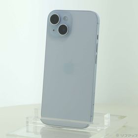 (中古)Apple iPhone15 128GB ブルー MTML3J/A SIMフリー(262-ud)