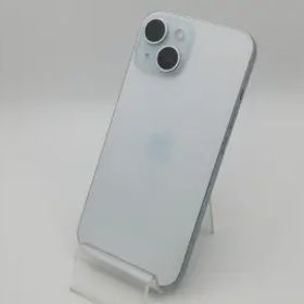 【中古】Apple au 【SIMフリー】 iPhone 15 128GB ブルー MTML3J/A【新橋烏森通り】保証期間１ヶ月【ランクA】