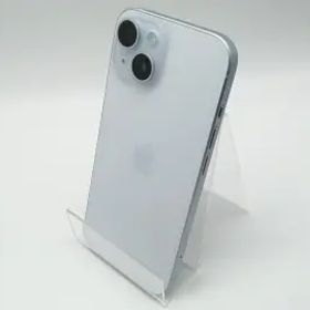 【中古】Apple docomo 【SIMフリー】 iPhone 15 128GB ブルー MTML3J/A【博多】保証期間１ヶ月【ランクA】