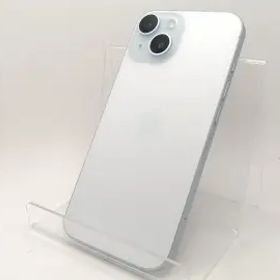 【中古】Apple SoftBank 【SIMフリー】 iPhone 15 128GB ブルー MTML3J/A【川崎駅前】保証期間１ヶ月【ランクB】