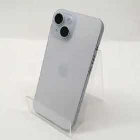 【中古】Apple docomo 【SIMフリー】 iPhone 15 128GB ブルー MTML3J/A【宇田川】保証期間１ヶ月【ランクB】