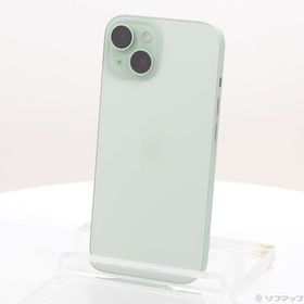 (中古)Apple iPhone15 128GB グリーン MTMM3J/A SIMフリー(258-ud)