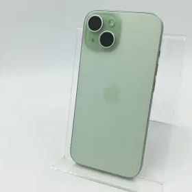 【中古】Apple 国内版 【SIMフリー】 iPhone 15 128GB グリーン MTMM3J/A【千葉】保証期間１ヶ月【ランクA】
