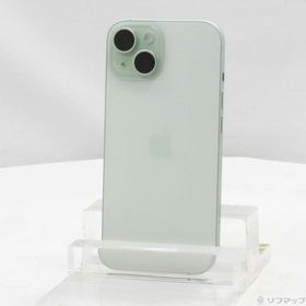 (中古)Apple iPhone15 128GB グリーン MTMM3J/A SIMフリー(368-ud)
