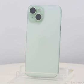 (中古)Apple iPhone15 128GB グリーン MTMM3J/A SIMフリー(198-ud)