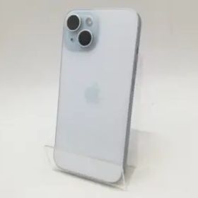 【中古】Apple docomo 【SIMフリー】 iPhone 15 256GB ブルー MTMR3J/A【神保町】保証期間１ヶ月【ランクC】