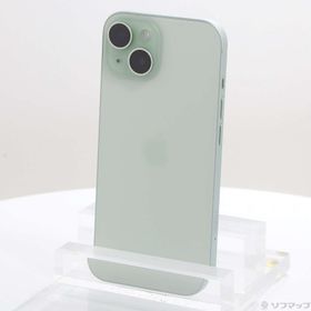 (中古)Apple iPhone15 256GB グリーン MTMT3J/A SIMフリー(297-ud)