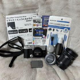 【美品】OLYMPUS PEN E-P7 EZ ダブルズームキット シルバー