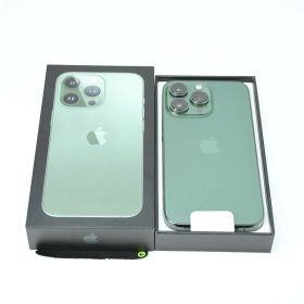 【液晶美品＊付属品完備】SIMフリーiPhone13 Pro 128GB アルパイングリーン