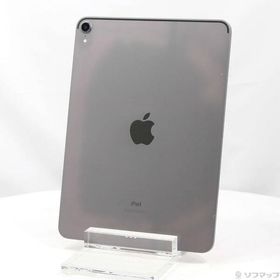 〔中古〕Apple(アップル) iPad Pro 11インチ 64GB スペースグレイ MTXN2J／A Wi-Fi〔305-ud〕