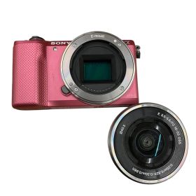 199990 動作未確認 SONY ソニー デジタル一眼カメラ α5000 ILCE-5000 ピンク