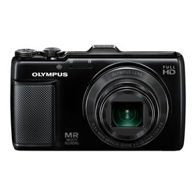OLYMPUS デジタルカメラ SH-25MR ブラック iHSテクノロジー GPS・電子コンパス内蔵 1600万画素 裏面照射型CMOS 光学12.5倍ズーム DUAL IS ハイビジョ