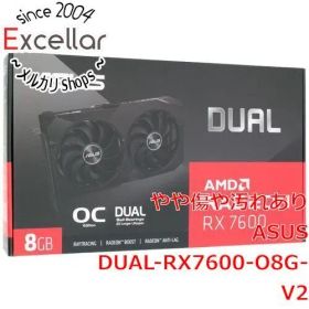 [bn:10] ASUSグラボ DUAL-RX7600-O8G-V2 PCIExp 8GB 元箱あり