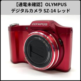F684【通電未確認】OLYMPUS コンパクトデジタルカメラ SZ-14 レッド