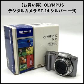 HDN511【お買い得】OLYMPUS デジタルカメラ SZ-14 シルバー 一式