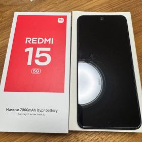 【美品】Redmi 15 5Gミッドナイトブラック4GB/128GB