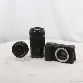 〔中古〕SONY(ソニー) α6400 ILCE-6400Y ダブルズームレンズキット ブラック〔305-ud〕