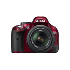 Nikon デジタル一眼レフカメラ D5200 レンズキット AF-S DX NIKKOR 18-55mm f/3.5-5.6G VR付属 レッド D5200LKRD