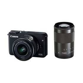 Canon ミラーレス一眼カメラ EOS M10 ダブルズームキット(ブラック) EF-M15-45mm F3.5-6.3 IS STM EF-M55-200mm F4.5-6.3 IS STM 付属 EOSM10BK-WZK