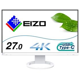 ナナオ 液晶ディスプレイ 27型/3840×2160/USB Type-C、DisplayPort、HDMI/ホワイト/スピーカー：あり EV2740S-WT