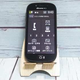 富士通 docomo らくらくスマートフォン3 ブラック F-06F 本体 白ロム B874975