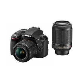 Nikon デジタル一眼レフカメラ D3300 ダブルズームキット ブラック D3300WZBK