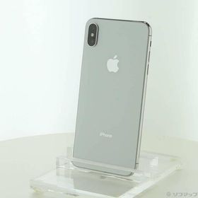 〔中古〕Apple(アップル) iPhoneXS Max 64GB シルバー MT6R2J／A SIMフリー〔269-ud〕