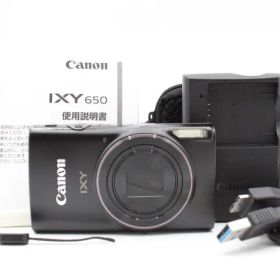 ＜＜ポーチ付き！！＞＞【美品】CANON キヤノン コンパクトデジタルカメラIXY650m ブラック 光学12倍ズーム IXY650mBK #LE2028156