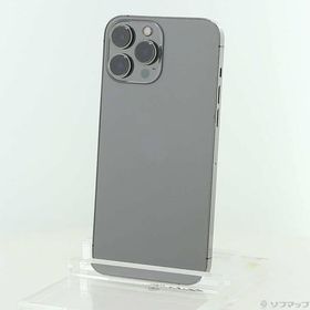 〔中古〕Apple(アップル) iPhone13 Pro Max 128GB グラファイト MLJ43J／A SIMフリー〔377-ud〕