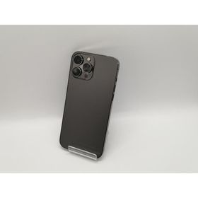 【中古】Apple au 【SIMフリー】 iPhone 13 Pro Max 128GB グラファイト MLJ43J/A【三宮センター】保証期間１ヶ月【ランクC】