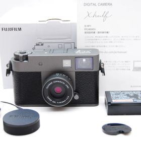 ★極上美品 富士フイルム X-half チャコールシルバー F X-HF1-CS JP (FUJIFILM) コンパクトデジタルカメラ★