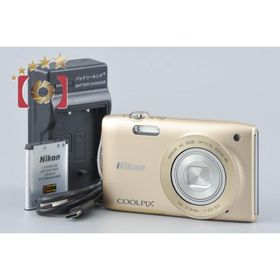 【中古】Nikon ニコン COOLPIX S3300 スイートゴールド コンパクトデジタルカメラ