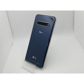 【中古】LG電子 SoftBank 【SIMロック解除済み】 LG V60 ThinQ 5G クラッシーブルー 8GB 128GB A001LG【新橋烏森通り】保証期間１ヶ月【ランクC】