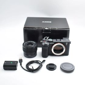 B#12818 SONY(ソニー) フルサイズ ミラーレス一眼カメラ α7CII ズームレンズキット(同梱レンズ:SEL2860) ブラック ILCE-7CM2L B