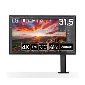 【長期保証付】LGエレクトロニクス(LG) 32UN880K-B LG UltraFine Display Ergo 31.5型 4Kモニター アームスタンドモデル