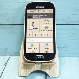 docomo F-03K ゴールド らくらくスマートフォン me 本体 白ロム SIMロック解除済み SIMフリー 659094