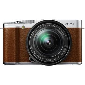 FUJIFILM X-A1 ズームレンズキット ブラウン 良品 動作確認済み 1ヶ月保証付 小型軽量 ミラーレス