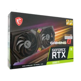 爆買【中古】MSI製グラボ GeForce RTX 3060 Ti GAMING X 8G LHR PCIExp 8GB 元箱あり