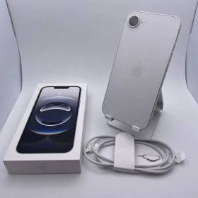 【診断済】iPhone 16e 5G 128GB White MD1R4J/A（A3409）｜Blancco検査パス｜バッテリー100％■S6610
