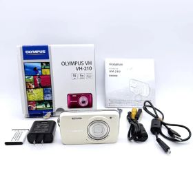 OLYMPUS VH-210 ホワイト コンデジ デジタルカメラ 動作品