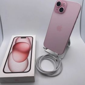 【診断済】 iPhone 15 5G 128GB Pink MTMJ3J/A（A3089）｜Blancco検査パス｜バッテリー87％ ■S6611