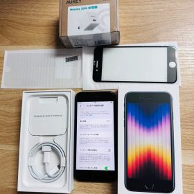 iPhone SE3 64GB 美品 Apple純正BMSバッテリー100%