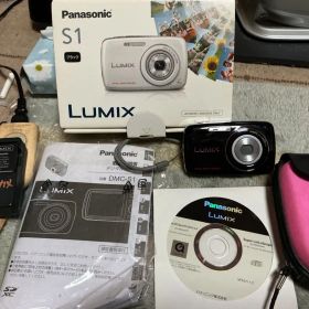 Panasonic LUMIX DMC-S1 ブラック 本体SDカードセット中古